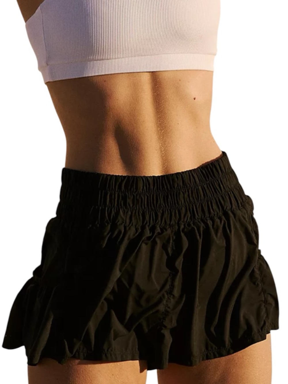 Free people get your flirt on shorts black size M